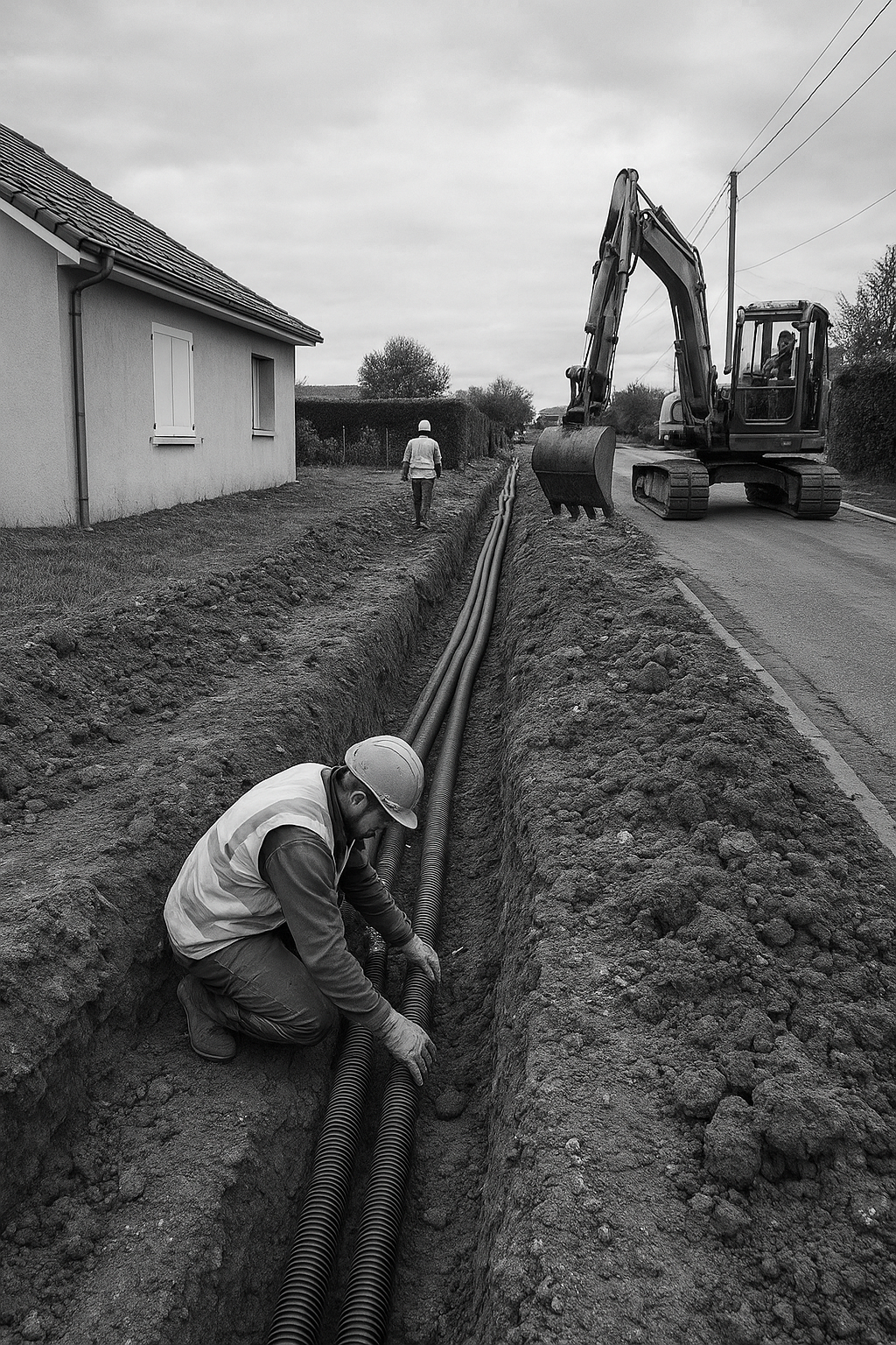 Image d'un chantier de viabilisation - Romain Mercier